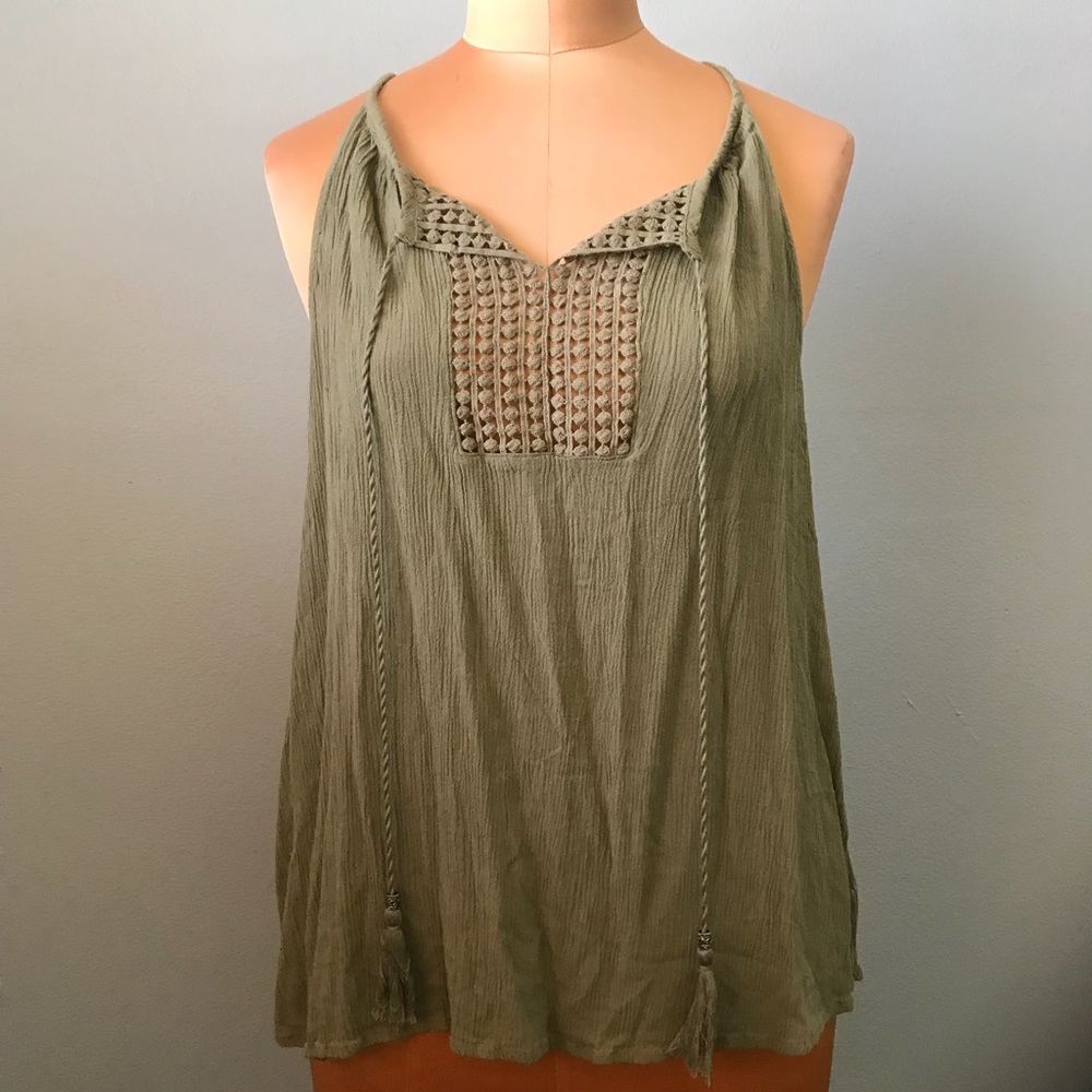 Olive Tank Top